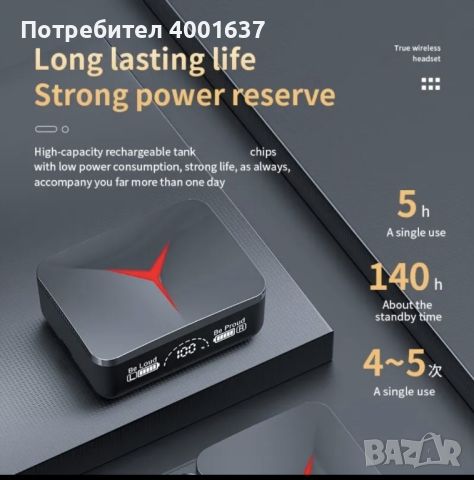 Нови bluetooth безжични слушалки , снимка 5 - Безжични слушалки - 45556229