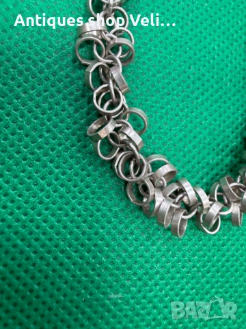 Сребърно колие №7708, снимка 2 - Колиета, медальони, синджири - 52721145