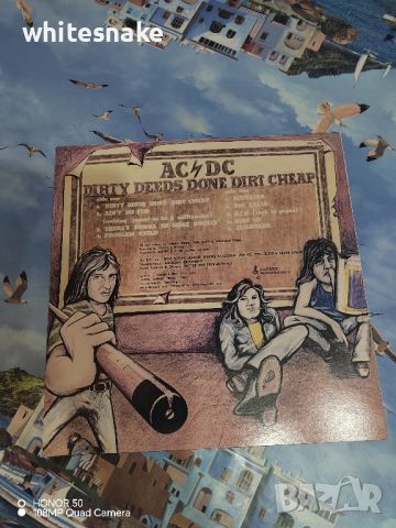 AC/DC "Dirtty Deeds done Dirt Cheap" ALBUM LP '76 Albert, Australia , снимка 2 - Грамофонни плочи - 45682822