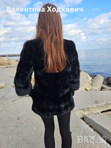 Шикозно палто от норка Black Diamond, снимка 8 - Палта, манта - 53592546