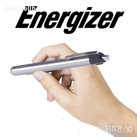 Силен малък ръчен LED фенер Energizer метален под формата на химикал, снимка 2 - Къмпинг осветление - 46847060