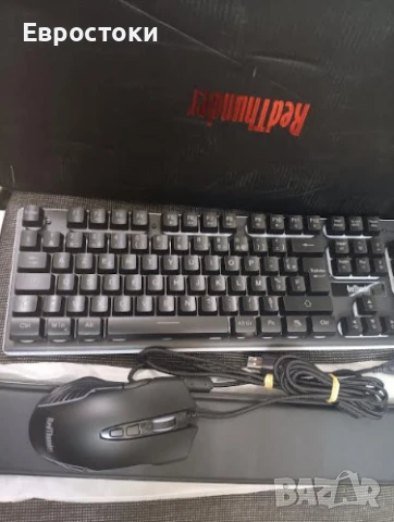 Геймърска клавиатура RedThunder K10 с мишка, Mechanical Feel, геймърски комплект: клавиатура + мишка, снимка 9 - Клавиатури и мишки - 50449955