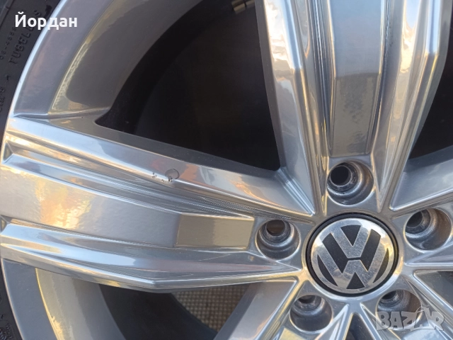 ОРИГИНАЛНИ джанти с гуми 19 ' цола 5х112 VW TIGUAN / Фолксваген Тигуан, снимка 13 - Гуми и джанти - 51826174
