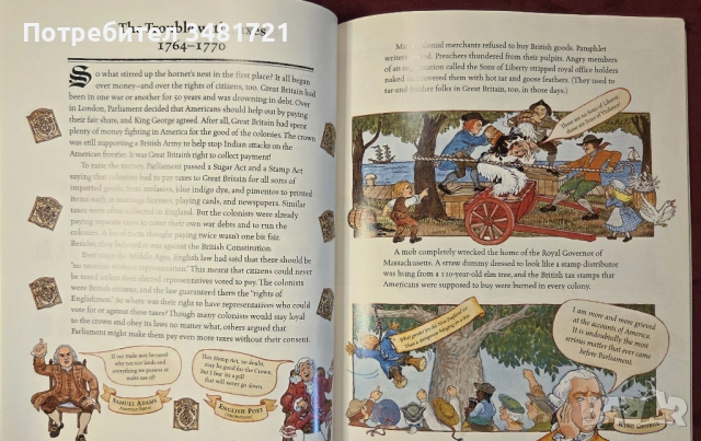 Джордж срещу Джордж - американската революция видяна от двете страни / George vs. George, снимка 5 - Енциклопедии, справочници - 54167831