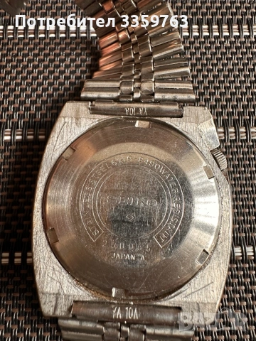 ⌚ VINTAGE SEIKO 5 AUTOMATIC – СИН ЦИФЕРБЛАТ – 21 JEWELS – РЯДЪК МОДЕЛ, снимка 4 - Дамски - 54098299