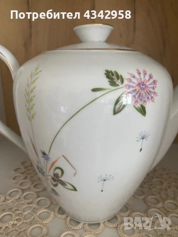 KPM Porcelain. 1952 г. Кана за чай., снимка 5 - Антикварни и старинни предмети - 51390188