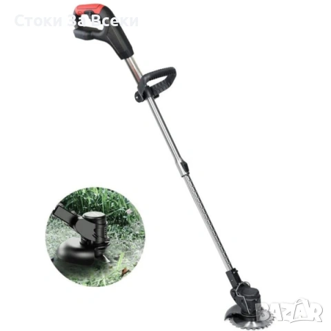 Акумулаторен тример за трева XXL с 2 батерии, снимка 4 - Градинска техника - 53833003