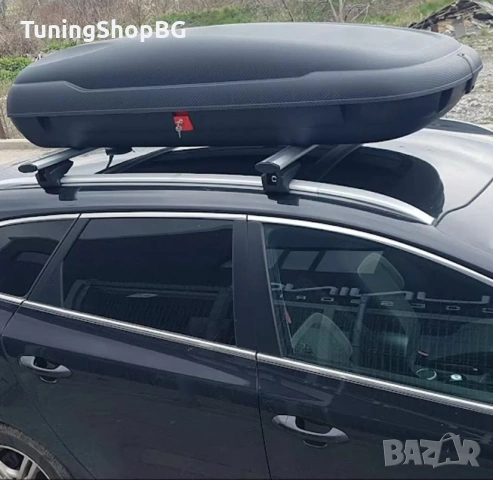 Автобокс Art Plast 169x79x37.5cm с ключ, 400 литра черен карбон, снимка 4 - Аксесоари и консумативи - 53984538