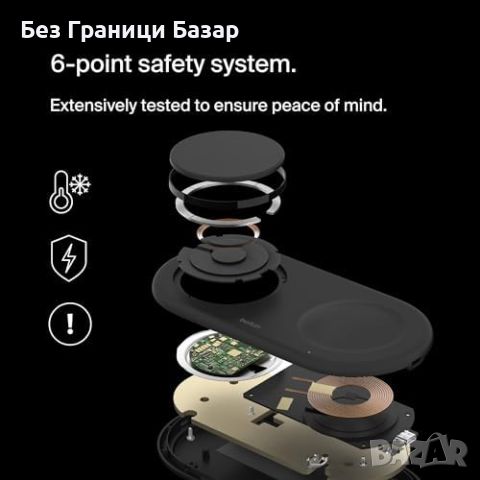 Нов Belkin BoostCharge Pro: Бързо Зареждане iPhone и AirPods телефон слушалки, снимка 5 - Аксесоари за Apple - 45219312