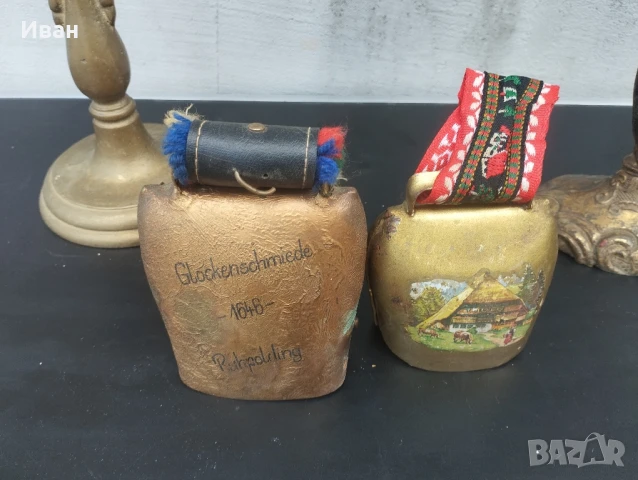 Месингов свещник 3ка, месингов свещник единичка , швейцарска хлопка , снимка 5 - Антикварни и старинни предмети - 51075409