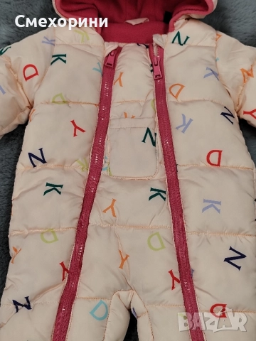 Нов зимен космонавт DKNY за момиченце 6-9 месеца , снимка 5 - Бебешки ескимоси - 52477845