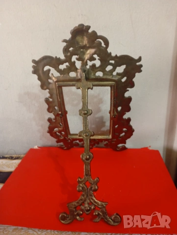 Барокова настолна рамка за снимка, снимка 5 - Други ценни предмети - 53664927