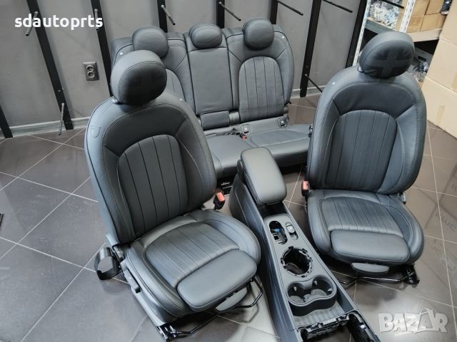 Като Нов К-т Черен Кожен Салон АЛКАНТАРА MINI Yours Countryman F60, снимка 3 - Части - 45672891