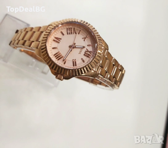 Стилен дамски часовник  Fossil Cecile Rose Gold, снимка 2 - Дамски - 53633181