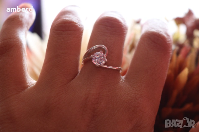 Сребърен пръстен - модел R091, снимка 2 - Пръстени - 53793639