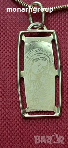 Златна верижка с висулка, снимка 3 - Колиета, медальони, синджири - 53740655