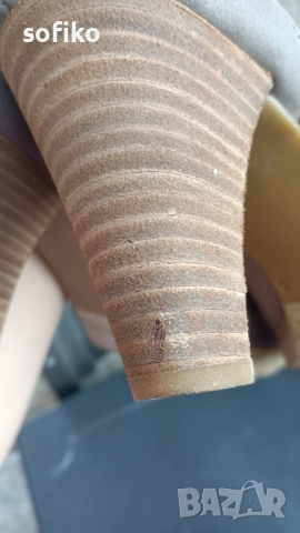 Paul Green сандали на ток 38, снимка 4 - Дамски обувки на ток - 54239048