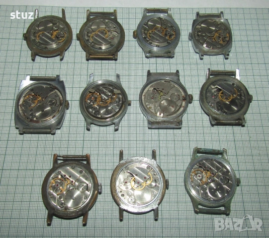 Съветски часовници Победа, ЗИМ, Спортивние за части, лот 11 бр. , снимка 7 - Антикварни и старинни предмети - 53579171