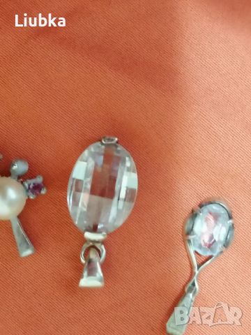 красиви сребърни висулки, снимка 1 - Колиета, медальони, синджири - 46412361