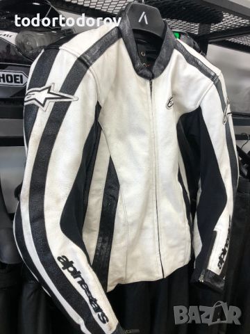 Koжено яке ALPINESTARS SX-1R, 54-L,гърбица,протектори,оригинално, снимка 3 - Аксесоари и консумативи - 46496715