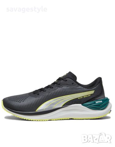 Мъжки маратонки PUMA Electrify Nitro 3 Water Repellent Running Shoes Black, снимка 1 - Маратонки - 46467728