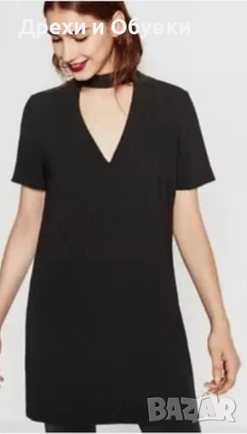 Черна рокля/ туника ZARA , снимка 2 - Рокли - 52801087