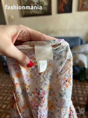 Лятна флорална рокля на H&M, снимка 10 - Рокли - 52105226