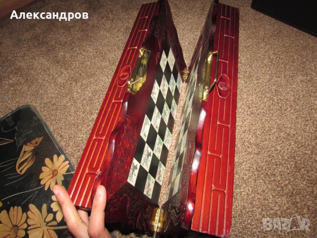 Голям шаx с фигурки от китайската култура, снимка 14 - Шах и табла - 53787676