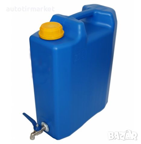Туба за вода 20 литра с метално кранче, снимка 1 - Други инструменти - 45906604