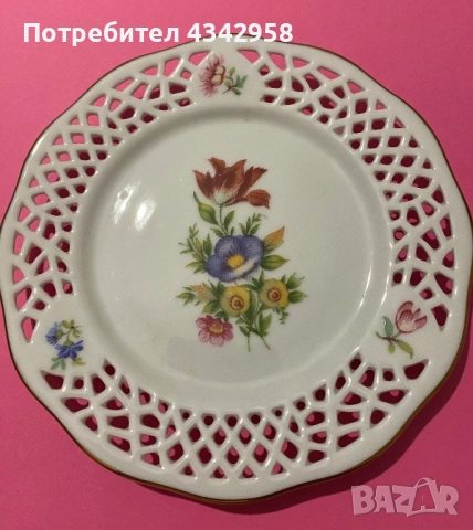 Порцеланови винтидж чинийки. Германия.