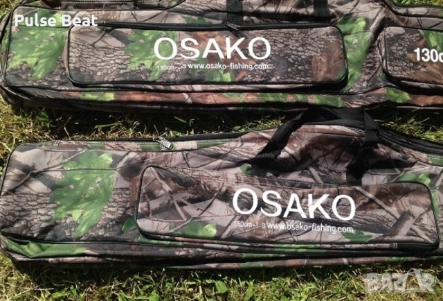 Калъф за въдици с три отделения Osako, снимка 4 - Такъми - 52406962