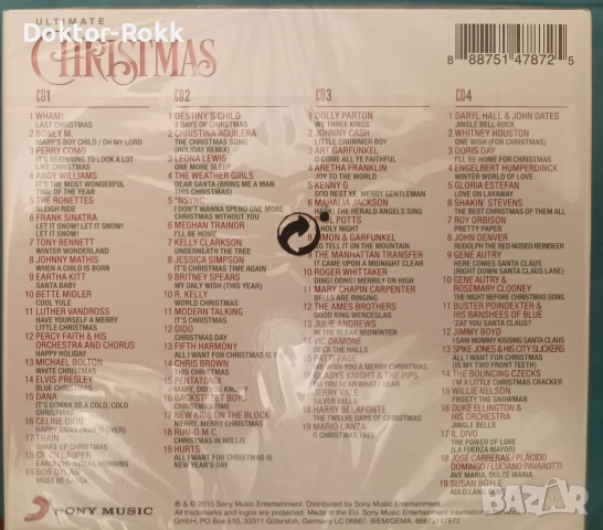 Ultimate Christmas - 4 CD - компилации 4 диска, снимка 2 - CD дискове - 52871996