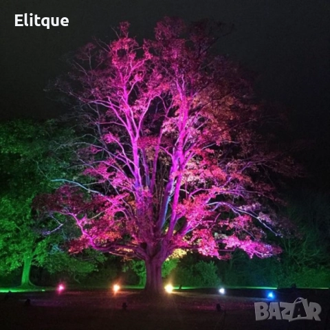 Интелигентен LED прожектор с дистанционно, 100W, различен цвят светлини (multicolor), снимка 7 - Други стоки за дома - 52904045