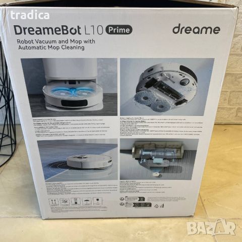 Прахосмукачка робот Dreame L10 Prime с Mop Self-Clean + Drying 4000Pa, снимка 10 - Прахосмукачки - 45995209