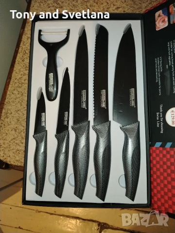 Комплект кухненски ножове+ белачка SWISSLINE SWITZERLAND