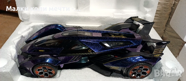 метална кола Lamborghini v12 Vision GT - 2020 . Мащаб 1:18 -, снимка 8 - Колекции - 52914335