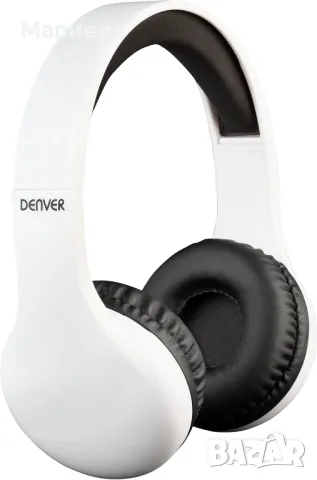 Чисто нови Безжични слушалки бели DENVER BLUETOOTH HEADSET BTH- 240 WHITE, снимка 8 - Bluetooth слушалки - 47882058