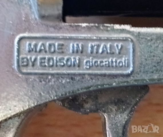 Пистолет с капси Edison Giocattoli Toy Cap Gun, снимка 5 - Антикварни и старинни предмети - 45172268