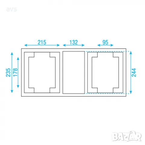 Кейс Showtec Case for 2x Phantom 65, снимка 5 - Други - 48831294