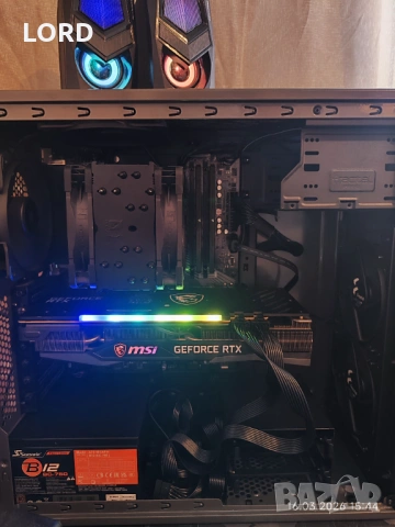 Геймърски i9 14900kf, RTX 3070 8GB, RAM 32GB DDR5 5600, SSD 1TB NVME