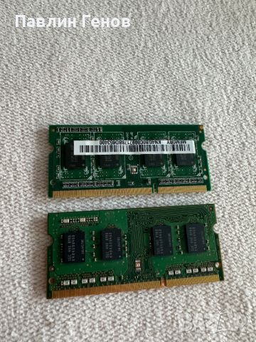 2 броя RAM РАМ памет за лаптоп DDR3 4GB, 1600 Mhz , ram памет, снимка 4 - RAM памет - 45155091