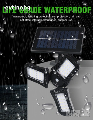 Слънчева соларна LED лампа за къмпинг и домакинство, снимка 7 - Къмпинг осветление - 54105648