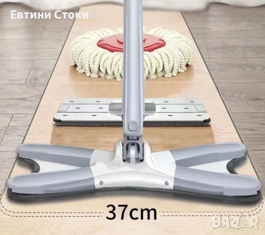 Моп с микрофибърна подложка за бързо и ефективно почистване, снимка 5 - Мопове, кофи, четки и метли - 53059389