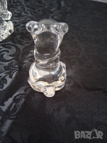 Фигурки Мече И Люлеещо конче Оловен кристал , снимка 10 - Колекции - 52033032