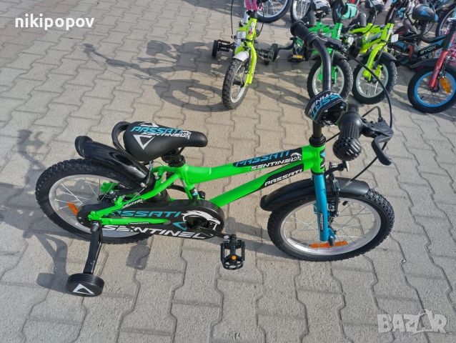 PASSATI Алуминиев велосипед 16" SENTINEL зелен, снимка 3 - Велосипеди - 45489843