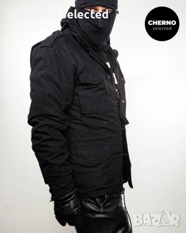 Мъжко черно полево яке BRANDIT M-65 Classic Field Jacket Black 2-in-1 – L – Ново, снимка 6 - Якета - 53759358