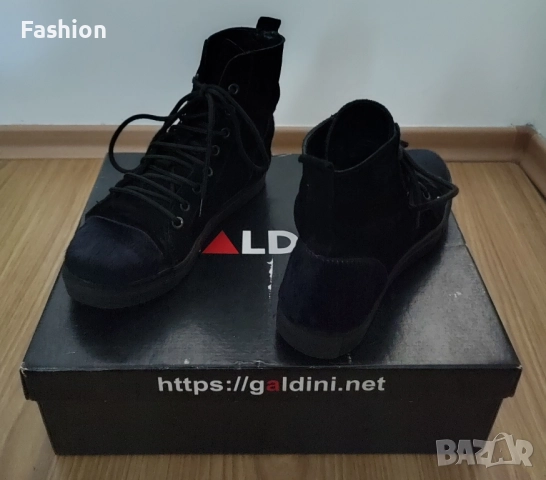 Продавам Боти GALDINI Естествен велур с Естествен косъм, снимка 2 - Дамски боти - 34594521