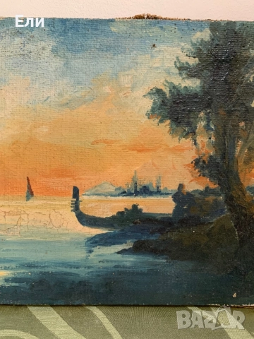 Стара маслена картина , снимка 3 - Картини - 52553345