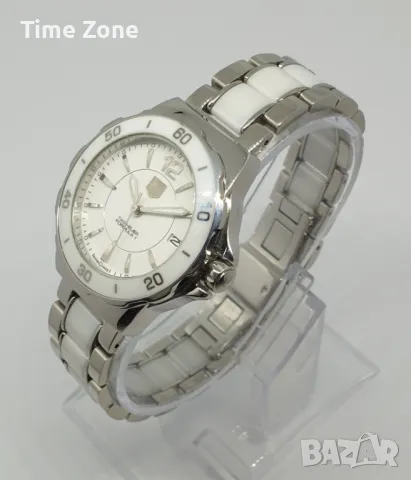 TAG Heuer Formula 1 35mm White Ceramic White Dial Дамски от Недраскаема Керамика, снимка 8 - Дамски - 47991864