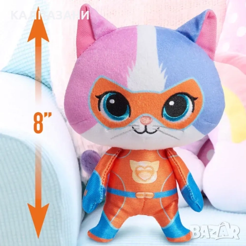 Super Kitties Плюш. коте 18см. BUDDY / SPARKS 67005, снимка 2 - Плюшени играчки - 52089317